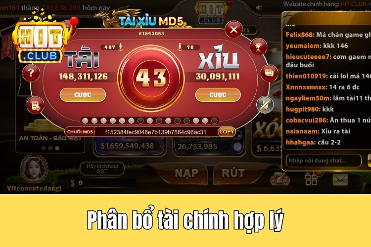 Phân bổ tài chính hợp lý